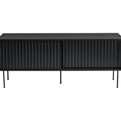 Yumi svart tv-bänk 132 cm