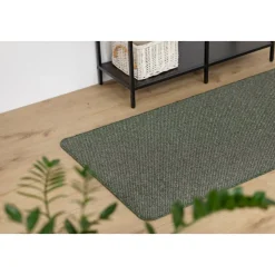 Zeus flatvävd matta Smaragdgrön